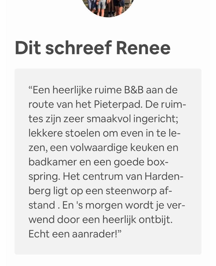 B&B Tussen Vecht En Veer Hardenberg Eksteriør billede